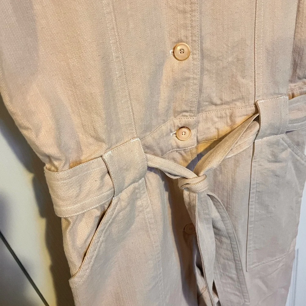 Sessun Jumpsuit Desert Cloud Short sleeved Elastic Belted Waist Sz EU 34 - Picture 6 of 16